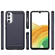 Carbon Case vāciņš Samsung Galaxy A54 5G, zils