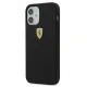 Ferrari iPhone 12 mini vāciņš On Track Silicone, melns