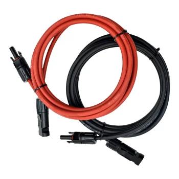 Saules paneļu pagarinātājkabeļu komplekts 2x MC4 2 m 6 mm² H1Z2Z2-K
