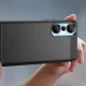 Vāciņš Infinix Hot 20S telefonam Carbon Case, melns