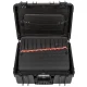 KNIPEX Robust 34 instrumentu koferis, tukšs, melns