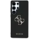 Guess Grained Big 4G Logo vāciņš Samsung Galaxy S25 Ultra melns
