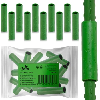Plonos PL-941 savienotāji augu balstiem 11 mm, zaļi, 10 gab.