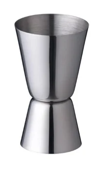 Bārmeņa mērtrauks Jigger 25/50ml, Sudraba