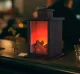 LED laterna - kamīns | lantern fireplace
