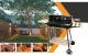 Dārza grils barbekjū BBQ mangals ar plauktiem un piederumiem | Garden Barbecue Grill with Shelves