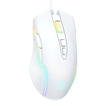 Onikuma CW905 vadu spēļu pele, balta