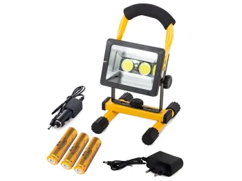 Pārnēsājams LED COB 30W prožektors ar akumulatoru, IP65