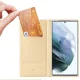 Dux Ducis Skin Pro atverams vāciņš Samsung Galaxy S22 Ultra, zelta