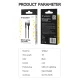 Wozinsky WNBAL1 USB-A uz Lightning kabelis 2.4A 1m, melns