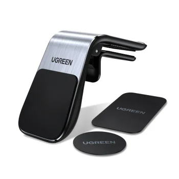 Ugreen LP290 magnētiskais auto turētājs ventilācijas režģim, sudraba