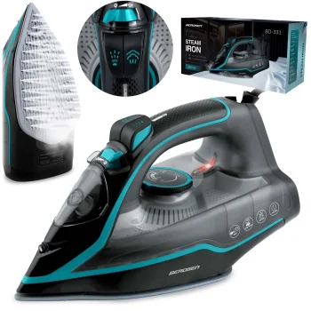 Berdsen Bd-331 tvaika gludeklis ar keramisko virsmu, 2600W