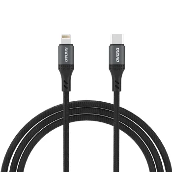 Dudao L3CL USB-C uz Lightning kabelis 30W 1.2m, melns