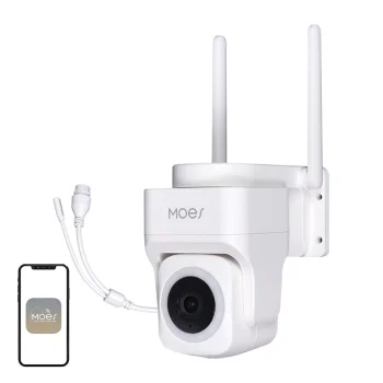 MOES WCM-B66 3MP āra Wi-Fi IP videonovērošanas kamera