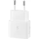 Samsung EP-T2510XWEGEU 25W SFC GaN tīkla lādētājs ar USB-C kabeli, balts