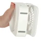 USB lampiņa, lasīšanas gaisma ar klipsi, Balta | Clip-On Reading Light