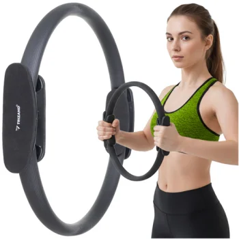 Pilates riņķis TRIZAND, 38 cm, melns