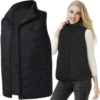 Trizand apsildāma veste, USB, izmērs M, melna