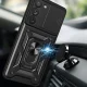 Hurtel Hybrid Armor Camshield vāciņš Samsung Galaxy S23, melns