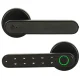 Elektroniskā durvju slēdzene ar rokturi, kodu, pirkstu nospiedumu un Bluetooth