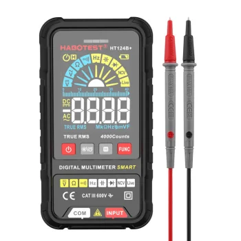 Habotest HT124B+ digitālais multimetrs ar NCV un lukturi