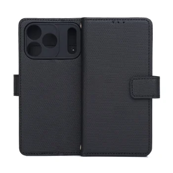Atverams vāciņš Smart Triangle priekš iPhone 17 Pro / 18 Pro 6,3", melns