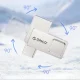 USB zibatmiņa Orico U301 128GB USB-A USB-C USB 3.2 Gen 1, sudraba