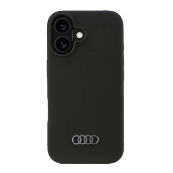 Audi Silicone vāciņš Apple iPhone 16 melns