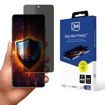 3mk Silky Matt Privacy ekrāna aizsargs Motorola Edge 60 Pro