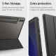 Samsung Galaxy Tab S9+ Plus (SM-X810, SM-X816B) Spigen Ultra Hybrid \"Pro\" Book Case Cover, Black | Planšetes...