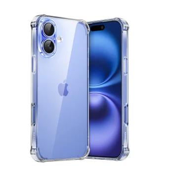Ugreen Bright Cushion CA101 vāciņš iPhone 16 Plus, caurspīdīgs