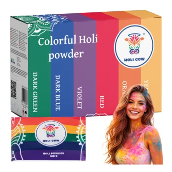 Holi Cow krāsu pulvera komplekts (6 x 100 g)