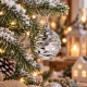 Ziemassvētku eglītes bumbas 6cm plastmasas 16 gab. sudraba