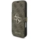 Guess Book 4G Metal Logo grāmatiņas tipa vāciņš iPhone 18 Pro / 17 Pro, brūns