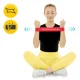 4Fizjo Mini Power Band pretestības gumija, 0.4 mm, 1-3 kg, Sarkana