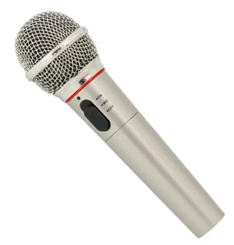 Bezvadu un vadu mikrofons AG100A, sudraba