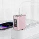 Acefast A45 GaN 65W lādētājs ar 3 pieslēgvietām (1xUSB, 2xUSB-C), pelēks