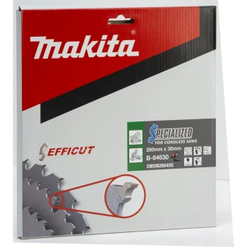 Makita EFFICUT ripzāģa asmens kokam 260x30 mm, 45T B-64630