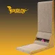 Stūra skrāpis ar rotaļlietu kaķiem, vertikāls kartona kaķu nagu asināmais Purlov | Cat Corner Scratcher with Toy