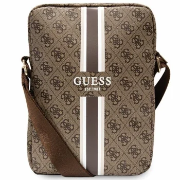 Guess 10" planšetdatora soma 4G Stripes, brūna