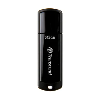 Transcend JetFlash 700 USB zibatmiņa 512GB USB 3.1 Gen 1, melna