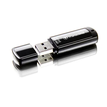 USB zibatmiņa Transcend JetFlash 350 64 GB USB 2.0, melna