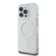 Guess vāciņš iPhone 16 Pro 6.3\" HC MagSafe IML Glitter Circle, caurspīdīgs