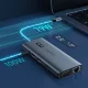 Choetech HUB-M26 12-in-1 USB-C centrmezgls ar displeju pelēks