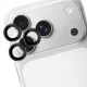 Kameras aizsargstikls 3mk Lens Protection Pro priekš Apple iPhone 17 Pro / 17 Pro Max, melns