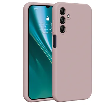 Etteri Silicone Case vāciņš Samsung Galaxy A15 4G / 5G, gaiši rozā