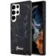 Guess Samsung Galaxy S23 Ultra S918 cietais apvalks Marble melns