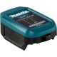 Makita 1915U4-1 DC18SJ USB-PD akumulatoru lādētājs ar ADP14 auto adapteri