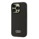 Audi silikona vāciņš Apple iPhone 16 Pro, melns