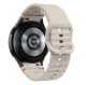 Tech-Protect Samsung Galaxy Watch 4 / 5 / 6 / 7 / FE siksniņa Silicone Sport, bēša
